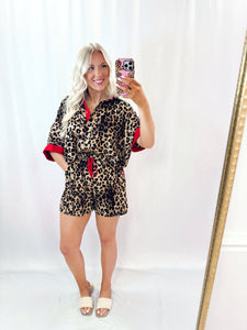 Cheetah Chic SET (top + shorts)💖 1 large left