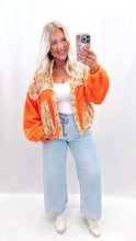 Load image into Gallery viewer, Bright In Bloom Sherpa Jacket
