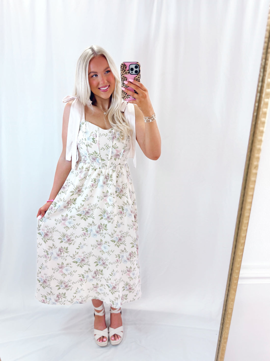 Flawless Floral Dress PINK