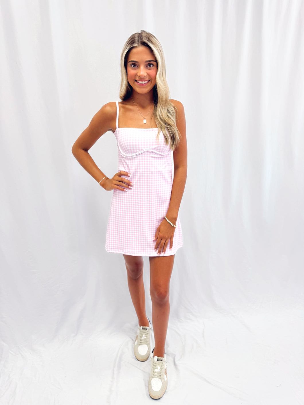 Serve It Up Romper Dress