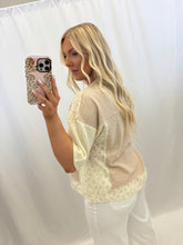 Load image into Gallery viewer, Blushing Bloom Top NEUTRAL💖 2 mediums left
