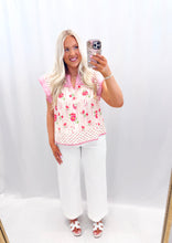 Load image into Gallery viewer, Garden Kiss Blouse PINK💖 2 mediums left

