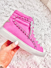 Load image into Gallery viewer, Pink Metallic SHUSHOP Sneakers
