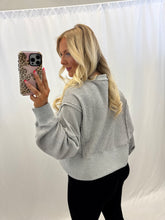 Load image into Gallery viewer, Flirty Ways Soft Waffle Pullover GREY
