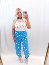 Load image into Gallery viewer, Blue Dot Joggers
