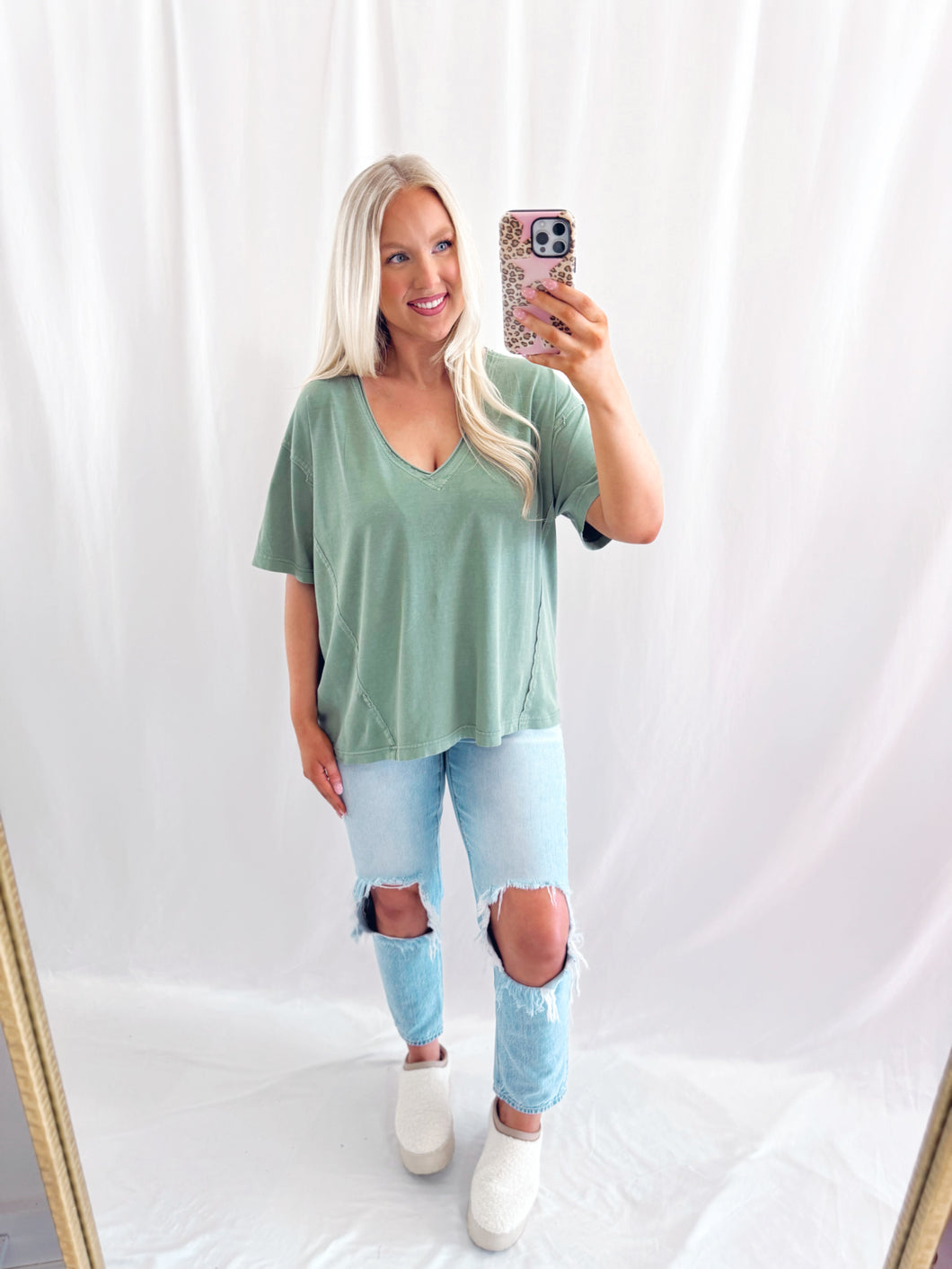 Layer Me Later Tee SAGE