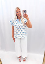 Load image into Gallery viewer, Sweetheart Petals Blouse BLUE
