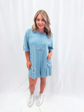 Load image into Gallery viewer, Star Of Your Heart Pearl Romper💖 2 mediums left
