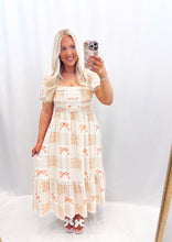 Load image into Gallery viewer, Blooming Bow Dress ORANGE
