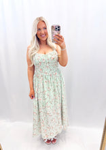 Load image into Gallery viewer, Lacey Rosette Dress SAGE
