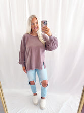 Load image into Gallery viewer, Fall Chill Basic Top MOCHA
