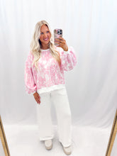 Load image into Gallery viewer, Camo Cute Crewneck Pullover - PINK CAMO💖 1 medium left
