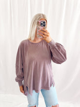 Load image into Gallery viewer, Fall Chill Basic Top MOCHA
