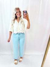 Load image into Gallery viewer, Lace + Bows Blouse
