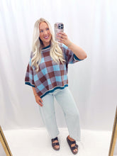 Load image into Gallery viewer, Blueberry Mocha Sweater Top
