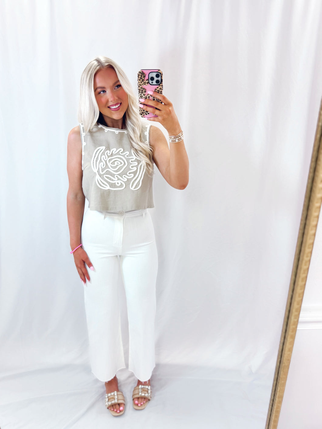 Beach Bum Denim Top
