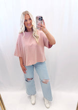 Load image into Gallery viewer, Pastel Tides Top PINK/TAN
