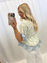 Load image into Gallery viewer, Flutter Bloom Top BLUE
