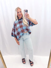 Load image into Gallery viewer, Blueberry Mocha Sweater Top

