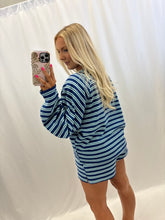 Load image into Gallery viewer, Stripes Ahead Set Blue/Mint
