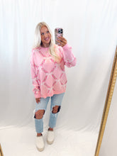 Load image into Gallery viewer, Bow Kissed Blooms Sweater PINK

