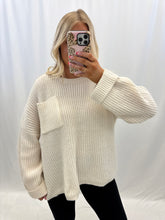 Load image into Gallery viewer, Snuggled Up Sweater CREAM
