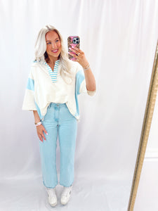Real Cute Oversized Top BLUE