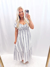 Load image into Gallery viewer, Cozy Cottage Dress NAVY

