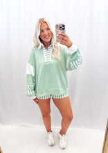 Load image into Gallery viewer, Seaside Stripes SET (pullover + shorts)💖 1 small left
