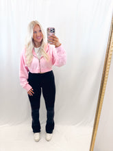 Load image into Gallery viewer, Cropped Comfort Hoodie PINK
