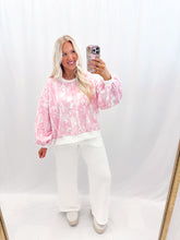 Load image into Gallery viewer, Camo Cute Crewneck Pullover - PINK CAMO💖 1 medium left
