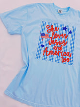 Load image into Gallery viewer, She Loves Jesus And America Too Graphic Tee
