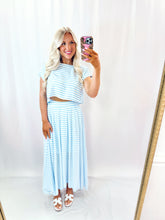 Load image into Gallery viewer, Spring Skies Skirt SET (top + skirt)
