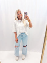 Load image into Gallery viewer, Confidently Camo Ribbed Oversized Tee - WHITE CAMO💖 1 small &amp; 1 medium left
