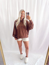 Load image into Gallery viewer, Slouchy Season Hoodie BROWN
