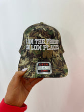 Load image into Gallery viewer, TRUCKER HAT💖 “I AM THE FRIEND IN LOW PLACES”
