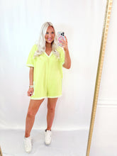 Load image into Gallery viewer, Lime Mist Romper
