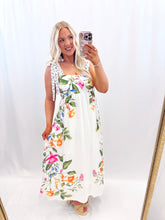Load image into Gallery viewer, Bloom Lagoon Dress WHITE
