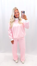 Load image into Gallery viewer, Cozy In Stripes Mockneck PINK
