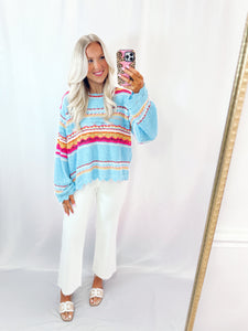 Colorfully Cute Knit Top💖 1 small left