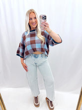 Load image into Gallery viewer, Blueberry Mocha Sweater Top
