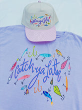 Load image into Gallery viewer, Fun Fishing Lures Graphic Tee (CROPPED OR FULL LENGTH)
