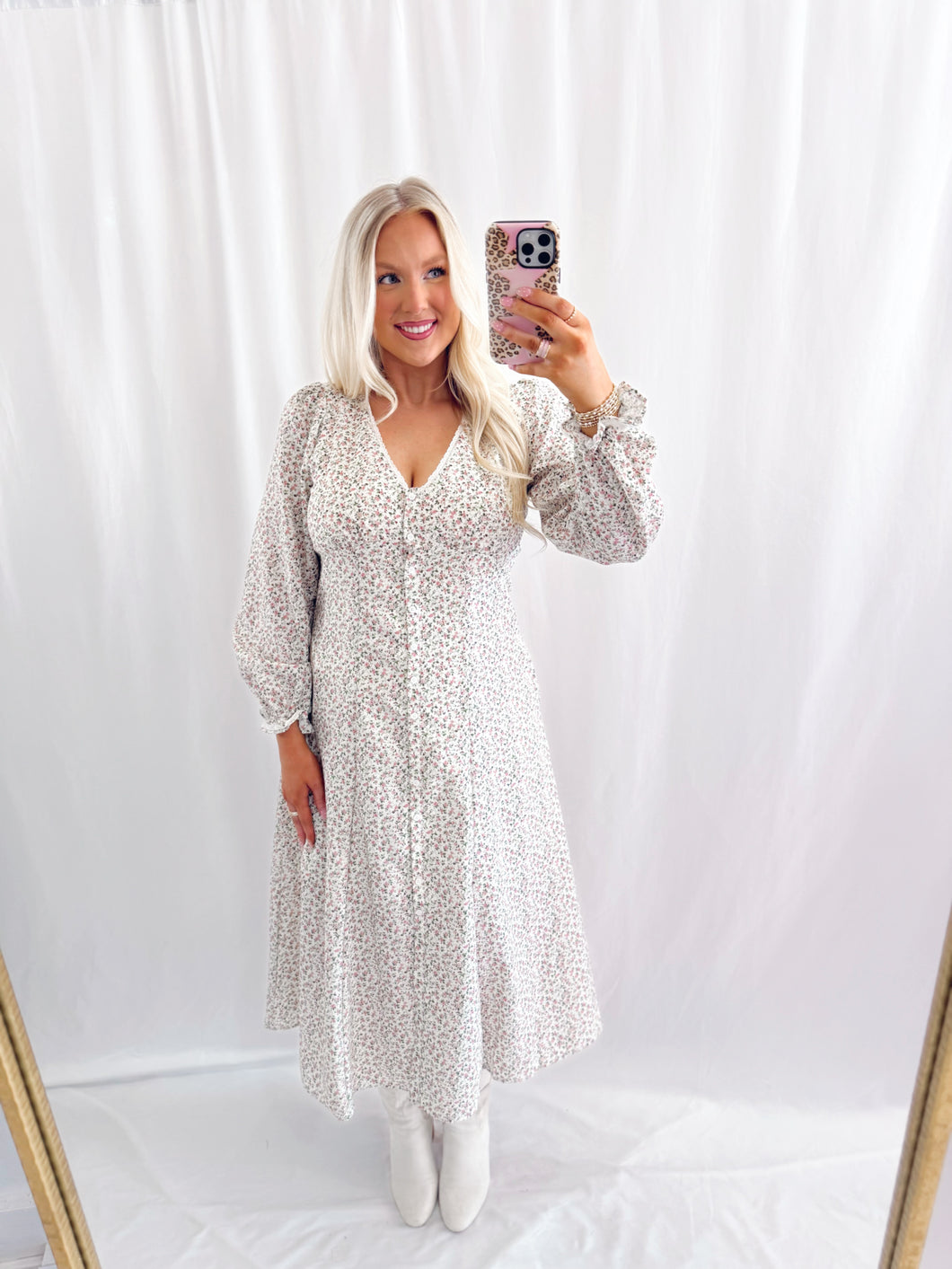 Porcelain Bloom Dress