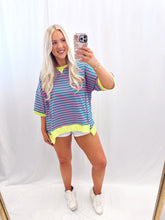 Load image into Gallery viewer, Striped In Color Top MULTICOLOR
