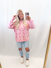 Load image into Gallery viewer, Bow Kissed Blooms Sweater PINK
