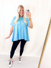 Load image into Gallery viewer, Better Basic Oversized Tee H BLUE
