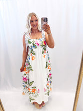 Load image into Gallery viewer, Bloom Lagoon Dress WHITE
