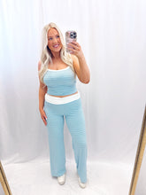 Load image into Gallery viewer, Clear Blue Stripes SET💖 small &amp; medium left
