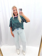 Load image into Gallery viewer, Good Mood Top Green/Pink
