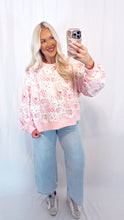 Load image into Gallery viewer, Floral Flaunt Pullover💖 1 small left
